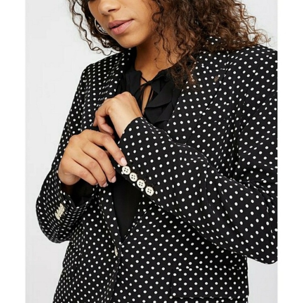 NWT-Super cute fun Tommy Hilfiger polka dot blazer